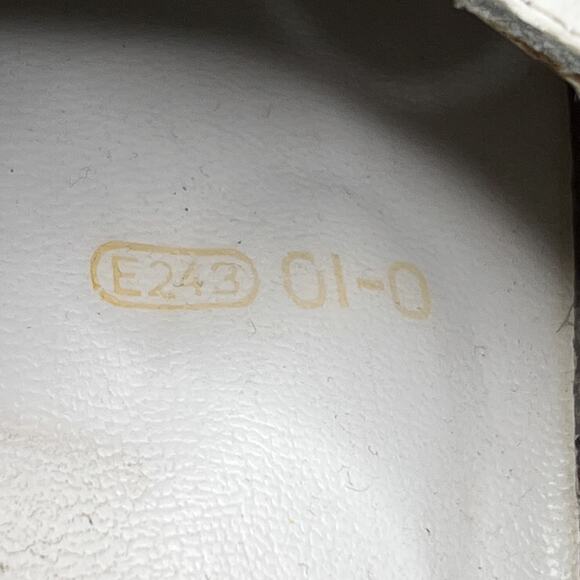 Vintage 80s Coasters White Leather Lace Up Flats Accent Stitching Women's 8.5 - Picture 7 of 9